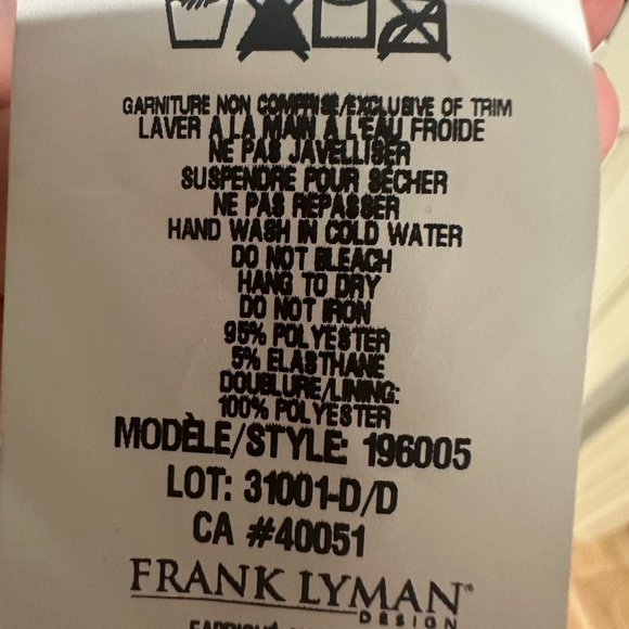 Frank Lyman Montreal Design Collection Dress, Size 8 - Picture 2 of 4